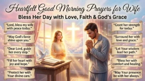 Good Morning Prayers for Wife