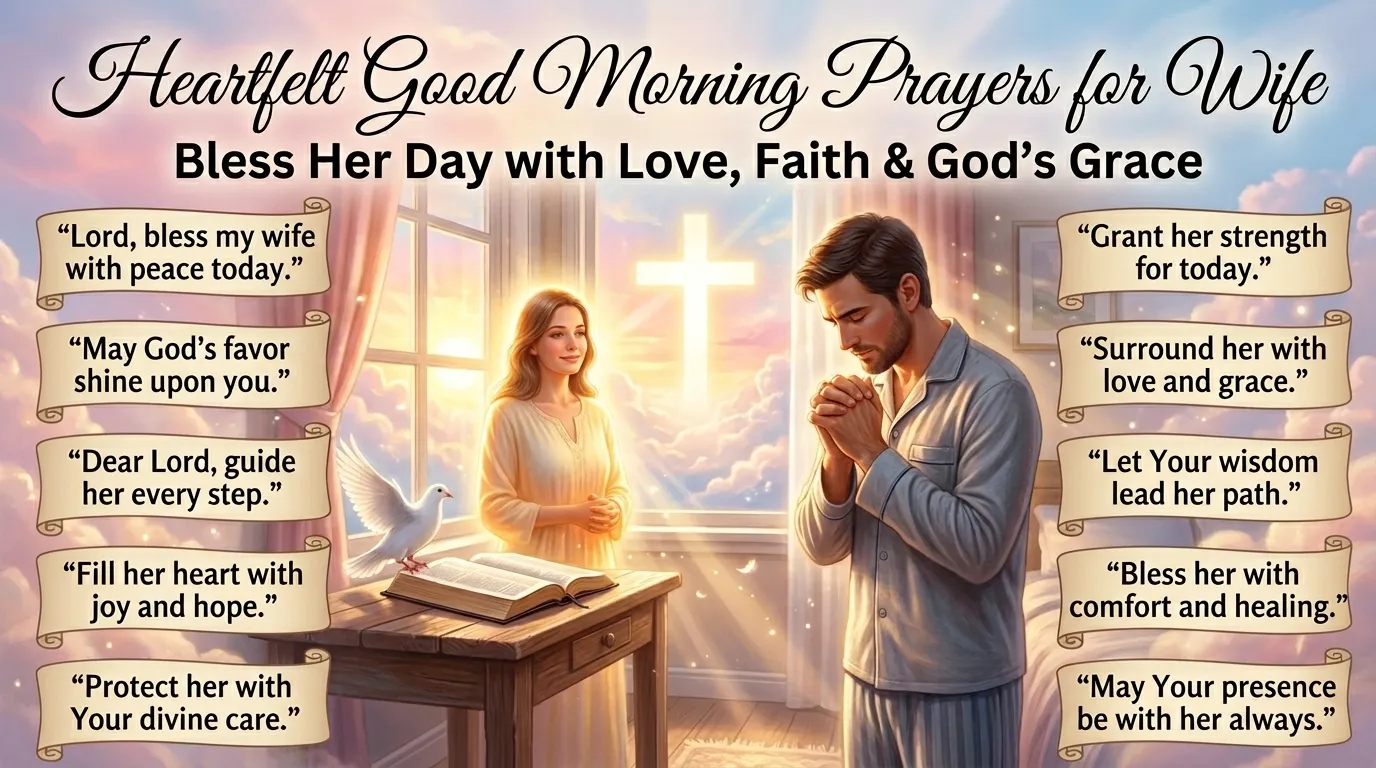 Good Morning Prayers for Wife