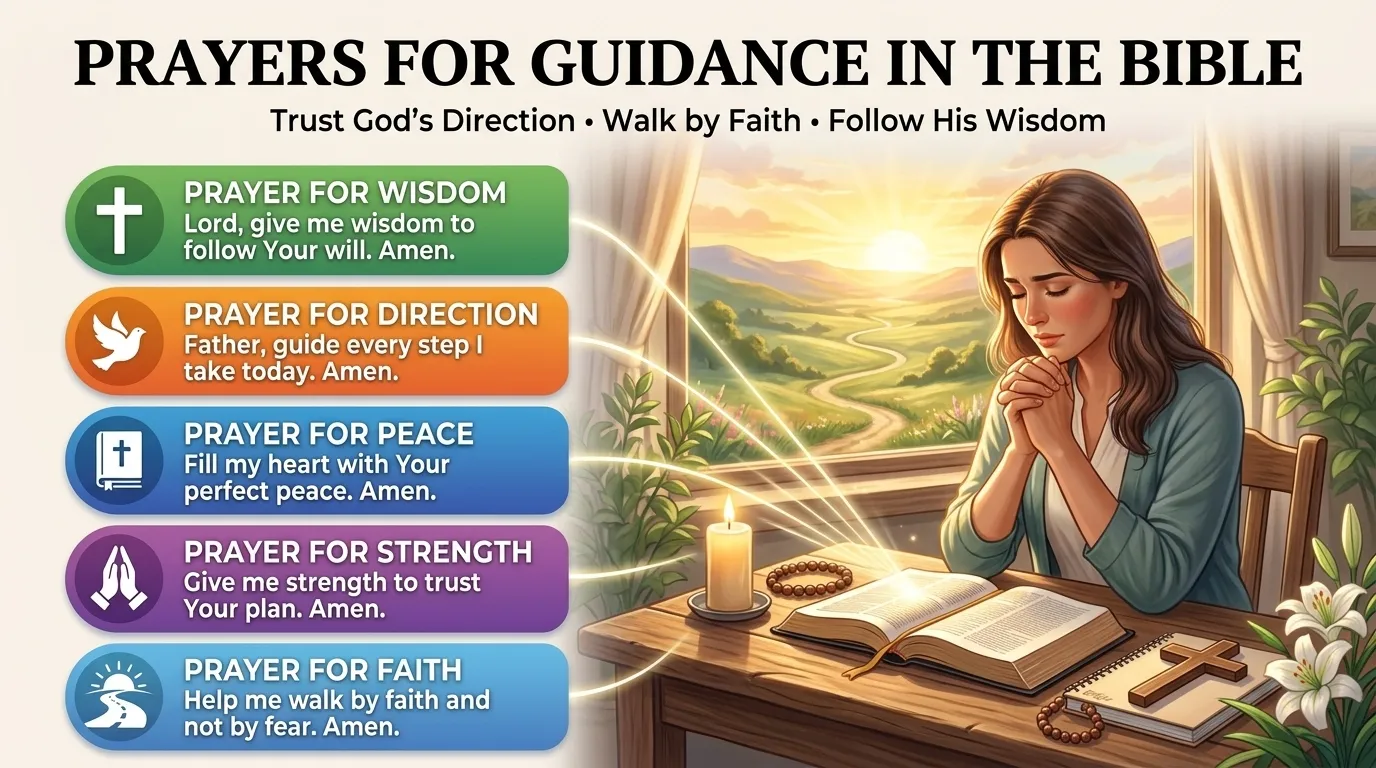 Prayers for Guidance in the Bible
